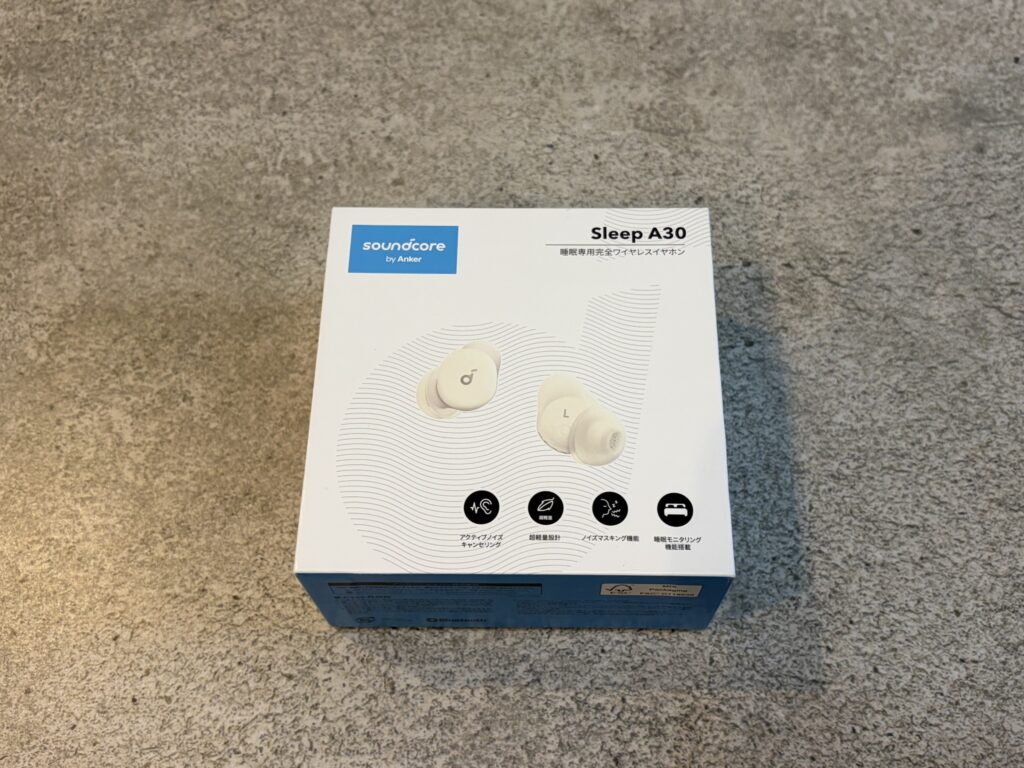 Anker Soundcore Sleep A30のパッケージ正面
