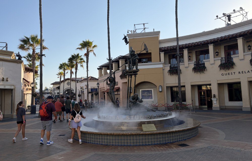 Universal Studios Hollywood入園後のパーク内