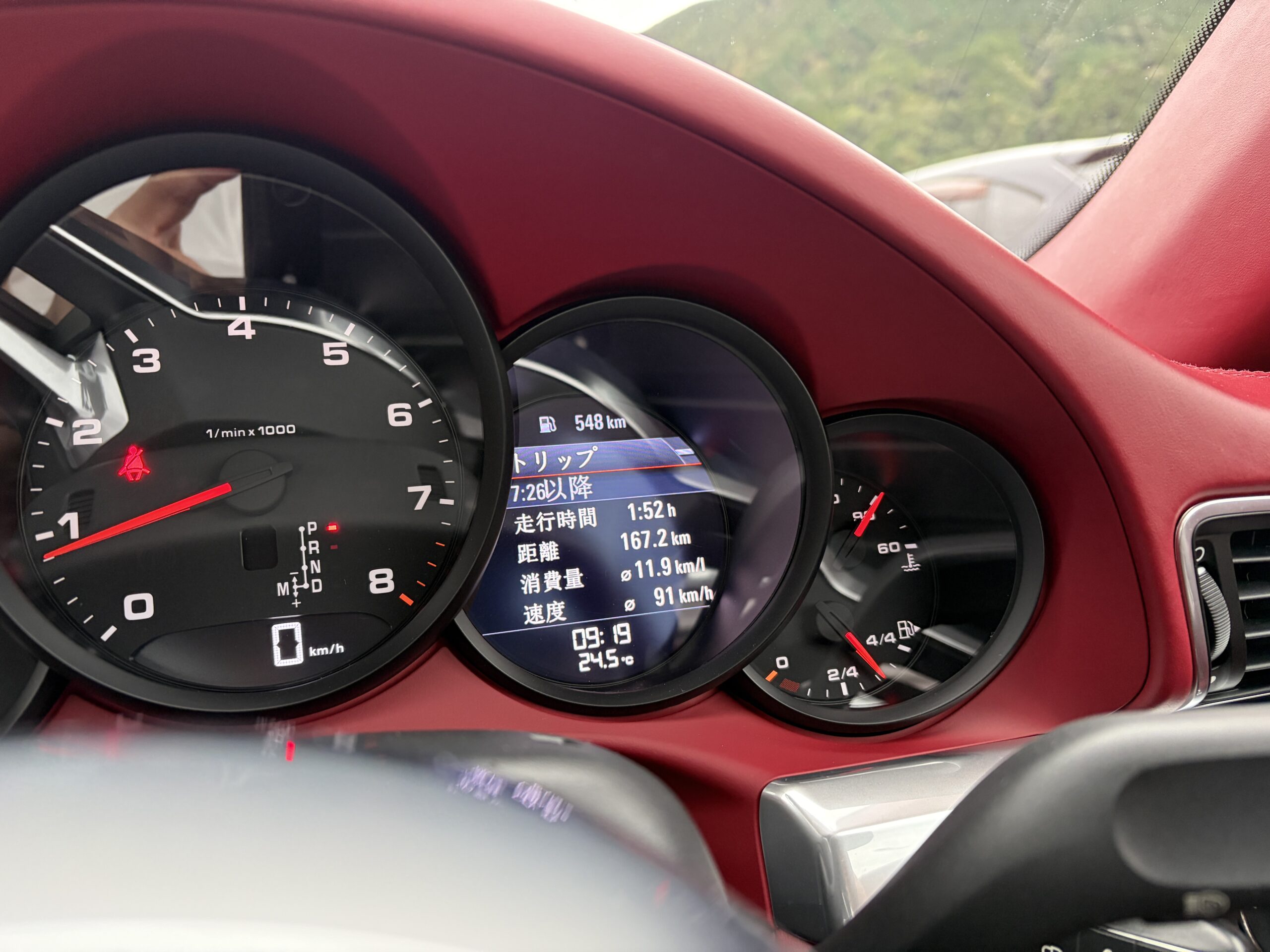 走行開始から約２時間、距離は170km弱